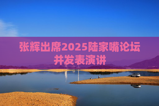 张辉出席2025陆家嘴论坛并发表演讲