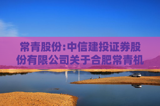 常青股份:中信建投证券股份有限公司关于合肥常青机械股份有限公司差异化分红事项的核查意见