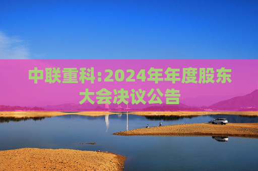 中联重科:2024年年度股东大会决议公告