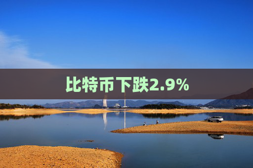 比特币下跌2.9%