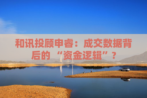 和讯投顾申睿：成交数据背后的 “资金逻辑”?