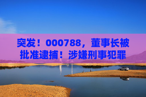 突发!000788,董事长被批准逮捕!涉嫌刑事犯罪