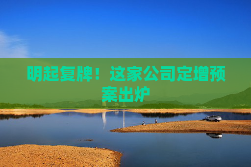 明起复牌!这家公司定增预案出炉 第1张 明起复牌!这家公司定增预案出炉 第1张