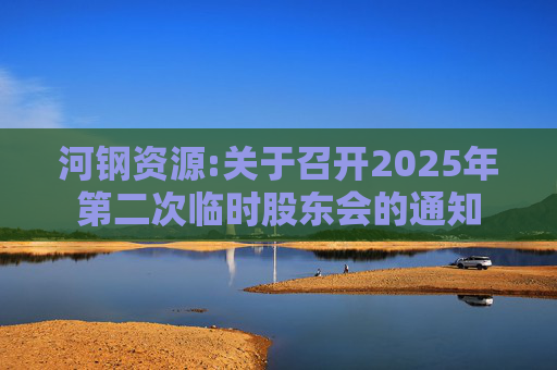 河钢资源:关于召开2025年第二次临时股东会的通知  第1张