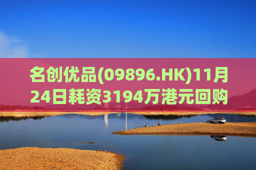 名创优品(09896.HK)11月24日耗资3194万港元回购86.7万股  第1张