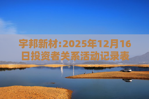 宇邦新材:2025年12月16日投资者关系活动记录表