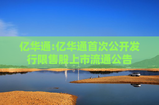 亿华通:亿华通首次公开发行限售股上市流通公告