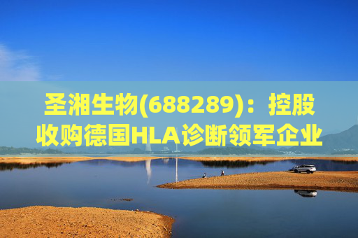 圣湘生物(688289)：控股收购德国HLA诊断领军企业 国际化战略迈入新阶段