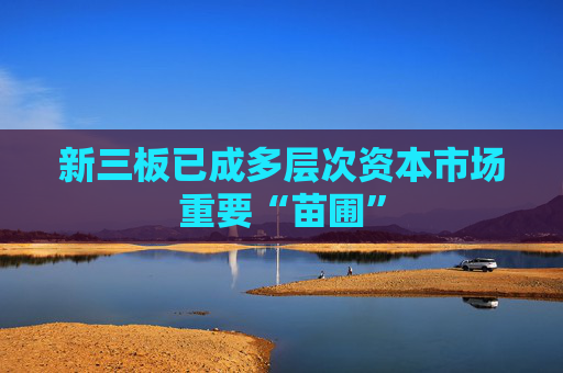 新三板已成多层次资本市场重要“苗圃”