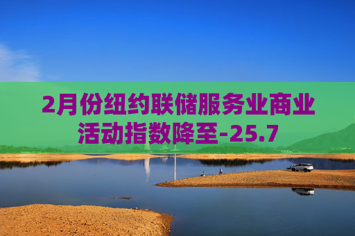 2月份纽约联储服务业商业活动指数降至-25.7