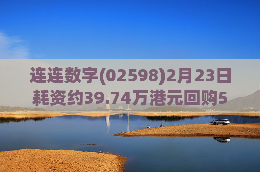 连连数字(02598)2月23日耗资约39.74万港元回购5.3万股