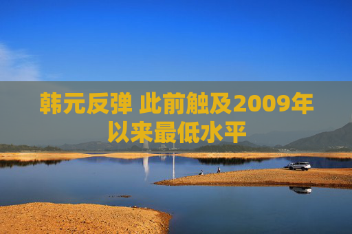韩元反弹 此前触及2009年以来最低水平