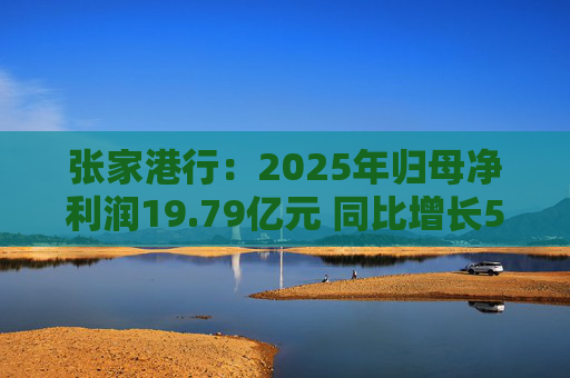 张家港行：2025年归母净利润19.79亿元 同比增长5.35%