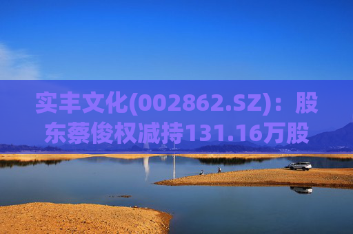 实丰文化(002862.SZ)：股东蔡俊权减持131.16万股公司股份
