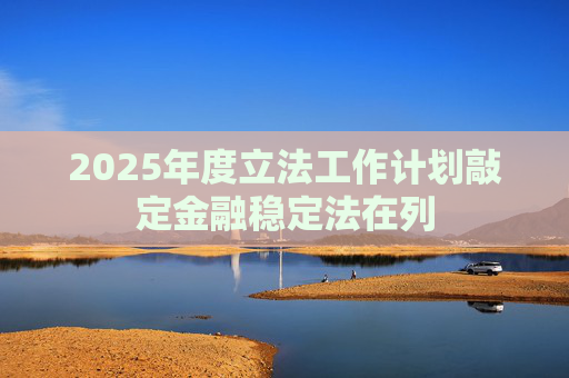 2025年度立法工作计划敲定金融稳定法在列