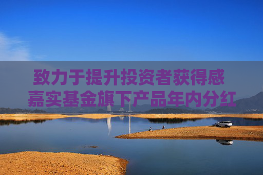 致力于提升投资者获得感 嘉实基金旗下产品年内分红已超50次