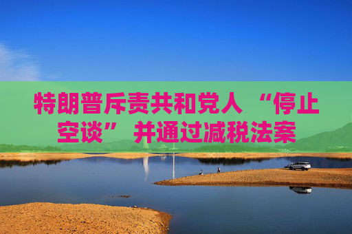 特朗普斥责共和党人 “停止空谈” 并通过减税法案