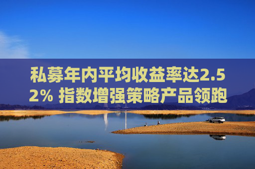 私募年内平均收益率达2.52% 指数增强策略产品领跑