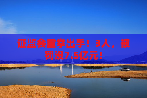 证监会重拳出手！3人，被罚没7.5亿元！