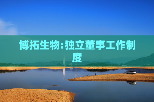 博拓生物:独立董事工作制度
