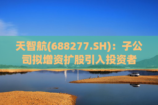 天智航(688277.SH)：子公司拟增资扩股引入投资者