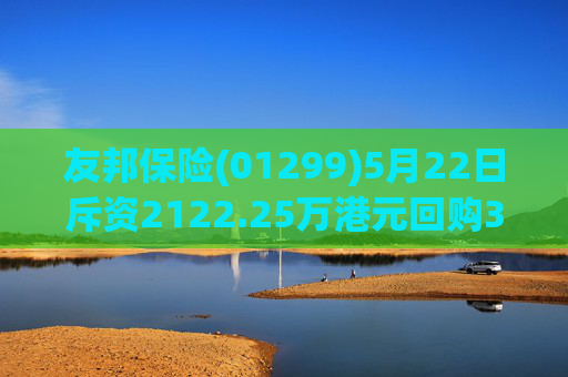 友邦保险(01299)5月22日斥资2122.25万港元回购32.5万股