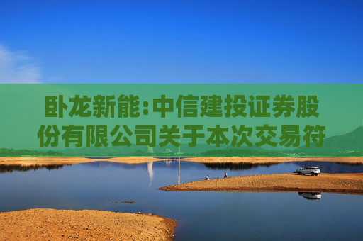 卧龙新能:中信建投证券股份有限公司关于本次交易符合《上市公司监管指引第9号――上市公司筹划和实施重大资产重组的监管要求》第四条规定的核查意见