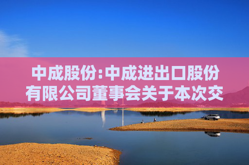 中成股份:中成进出口股份有限公司董事会关于本次交易采取的保密措施及保密制度的说明  第1张