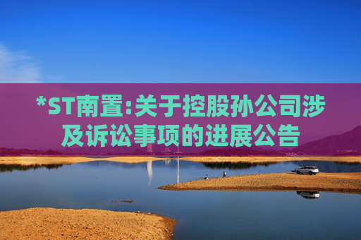 *ST南置:关于控股孙公司涉及诉讼事项的进展公告