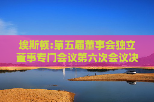 埃斯顿:第五届董事会独立董事专门会议第六次会议决议