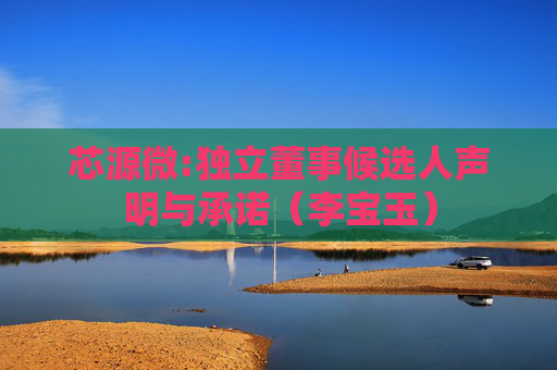 芯源微:独立董事候选人声明与承诺（李宝玉）