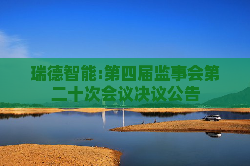 瑞德智能:第四届监事会第二十次会议决议公告