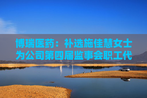 博瑞医药：补选施佳慧女士为公司第四届监事会职工代表监事