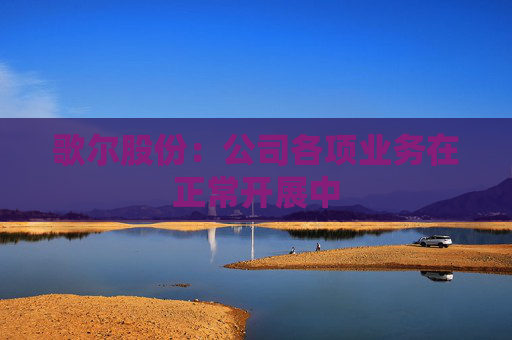 歌尔股份：公司各项业务在正常开展中  第1张