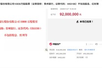 贵州银行1亿股终成交，国资托底难掩治理与业绩双忧