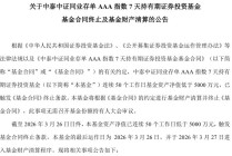 行业首例！同业存单基金首现清盘，24只迷你基金迎考验