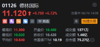 德林国际涨超8%再创历史新高，月内股价接近翻倍，泡泡玛特带火概念股