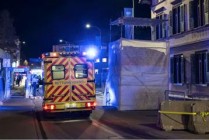 达沃斯论坛中心区域触发火警 消防人员抵达现场