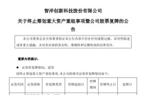 688191，重大资产重组火速终止！明日复牌
