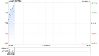 洛阳钼业法定代表人变更为刘建锋