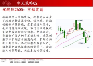 中天期货:焦煤开始走高 棕榈调整