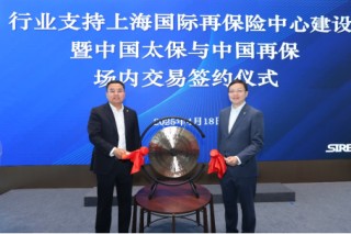 中国再保发挥国有保险集团示范作用 助力上海国际再保险中心建设