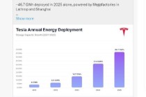 特斯拉成为全球最大储能电池供应商