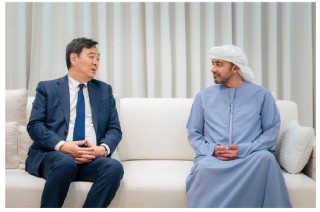 中国政府中东问题特使翟隽会见阿联酋副总理兼外长阿卜杜拉