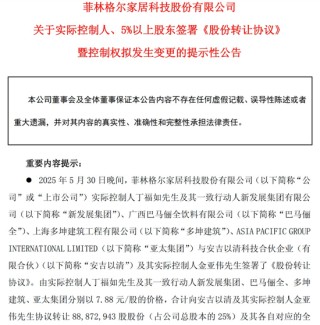 沪市首例！菲林格尔今日复牌