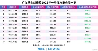刘格菘一季度大调仓！