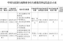 南阳村镇银行被罚47.9万元：违反金融统计管理规定等