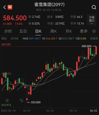 港股大反弹，“雪王”创新高