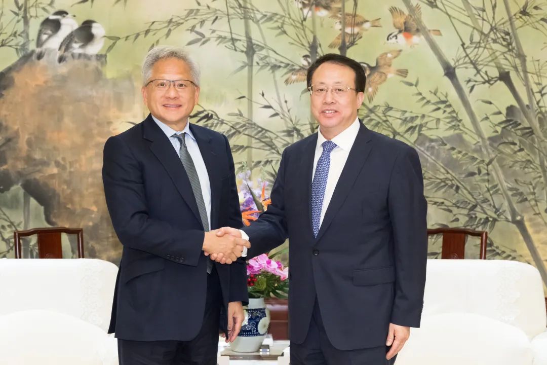 上海市市长龚正会见英伟达总裁兼首席执行官黄仁勋 第1张 上海市市长龚正会见英伟达总裁兼首席执行官黄仁勋 第1张