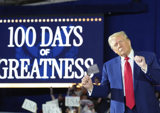 一周外盘头条|特朗普上任百日美股迎50年来最糟表现 美国一季度GDP负增长 巴菲特掌舵60年伯克希尔领先大盘 第1张 一周外盘头条|特朗普上任百日美股迎50年来最糟表现 美国一季度GDP负增长 巴菲特掌舵60年伯克希尔领先大盘 第1张